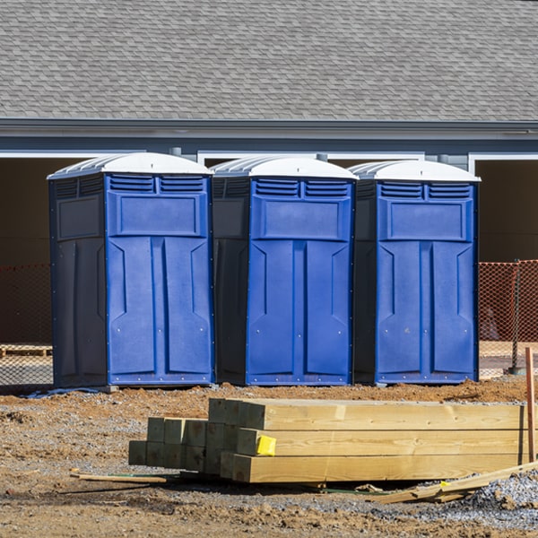 what is the maximum capacity for a single porta potty in Dixon IL